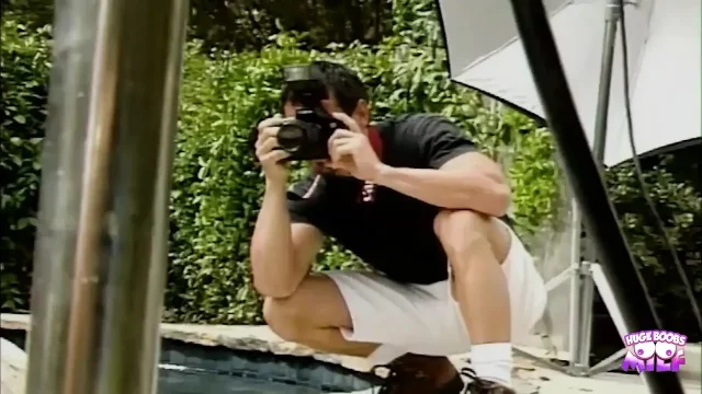 Brunette with Big Natural Tits Gets a Hardcore Fuck After the Photo Session