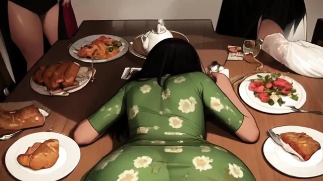 My Woman Was Sitting on My Lap Wearing a Dress so I Snuck My Dick Inside Her in