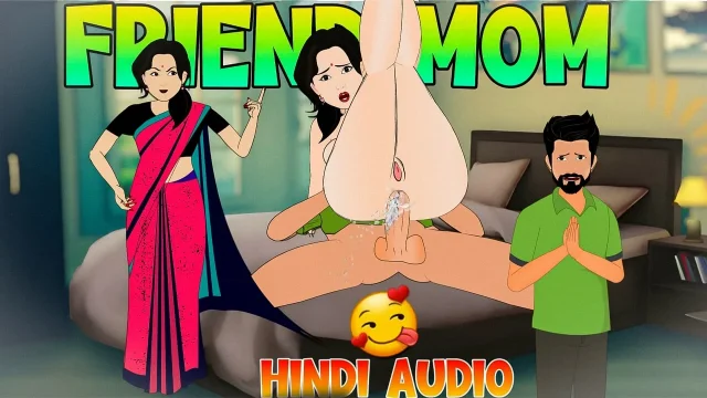 Indian friend stepmom Get Fucked in Her Tight Pussy by her friend Hindi Audio