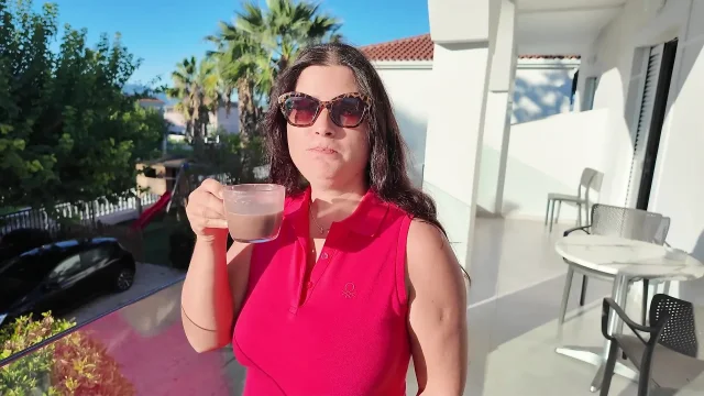 A Morning at the Hotel with my Horny StepMom - a hard Orgasm