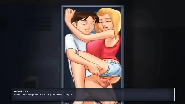 HORNY GIRLFRIEND GET FUCKED IN THE LOCKER SUMMERTIME SAGA