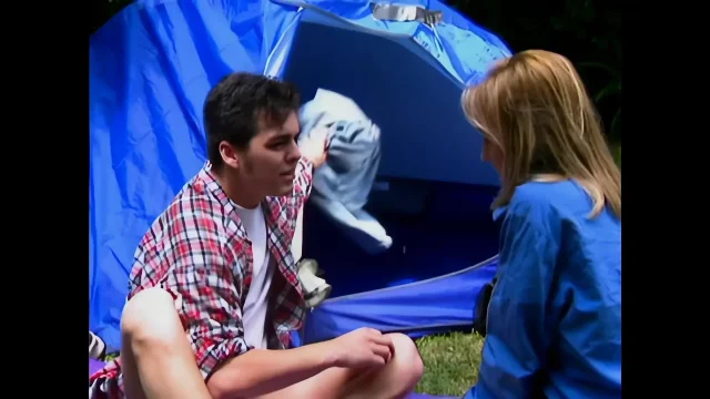 Blair Segal a Young Blonde Beautiful Girl Fucked Hard in the Ass Camping
