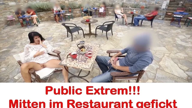 Even in the Restaurant Fucking in Front of the Guests
