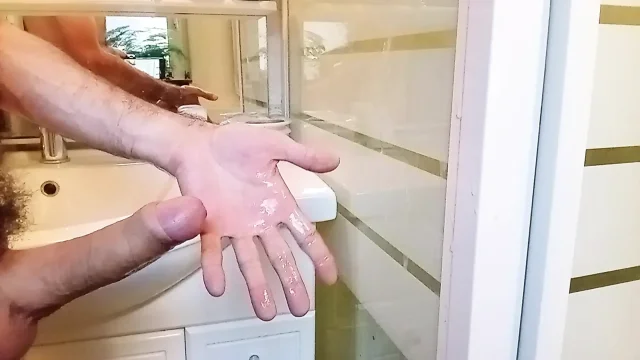 Big cumshot after week of abstinence