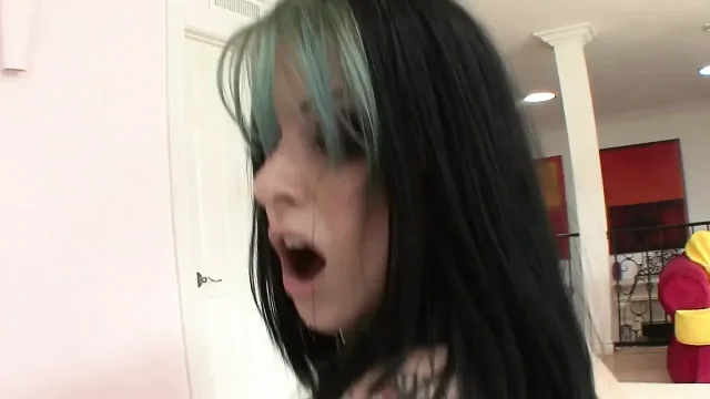 Hot punk girl loves to suck mature cocks