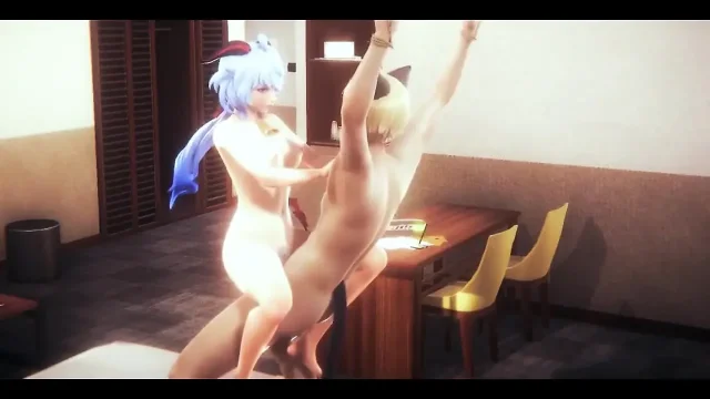 Genshin Impact Hentai - Ganyu Multiple Cums - Japanese Asian Manga Anime Film Game Porn