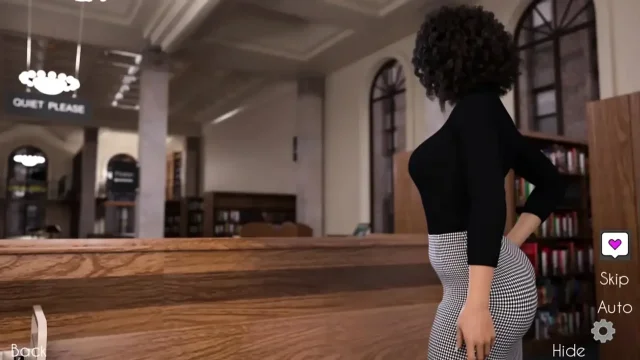 Lucky Student Make fun with Liberian in Library While principal watch all this