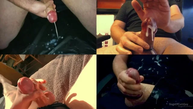 Split Screen Cumshot Compilation 1 - SlugsOfCumGuy