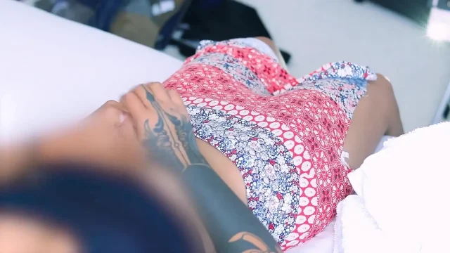 Tattoed Sexy Babe Schoolgirl Fucked in Missionary After Class