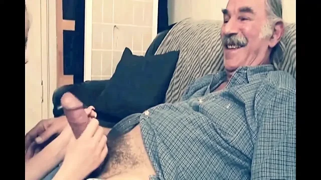Old Man with Big Dick Fucks Young Whore in Heat