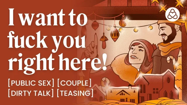 ASMR Audio Porn Secret Public Sex with Your Boyfriend at Christmas Market Teasing Dirty Talk Erotic Audio for Women
