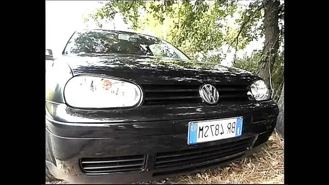 Fantastic Young Blonde Sucks in the Car the Big Cock That Cums Inside Her Pussy
