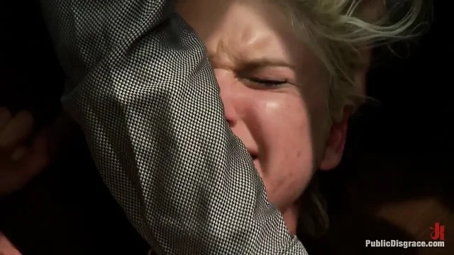 Tall Blonde Amateur Gets Fucked While Wearing Blackout Contact Lenses She Can See Thing