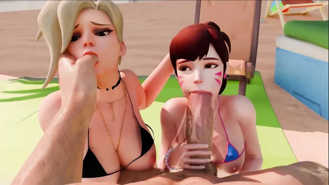 Mercy & DVa – Autograph Of Lust Overwatch Cartoon Parody