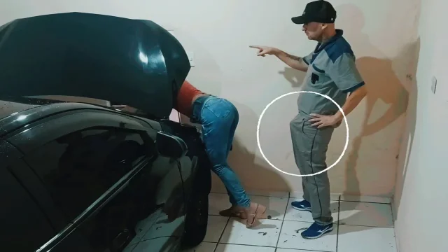 Naughty Mechanic Meets Horny Girl