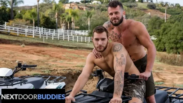 NEXT DOOR BUDDIES Off Road to On Cock Johnny Carter Raw Flip Fuck Adventure