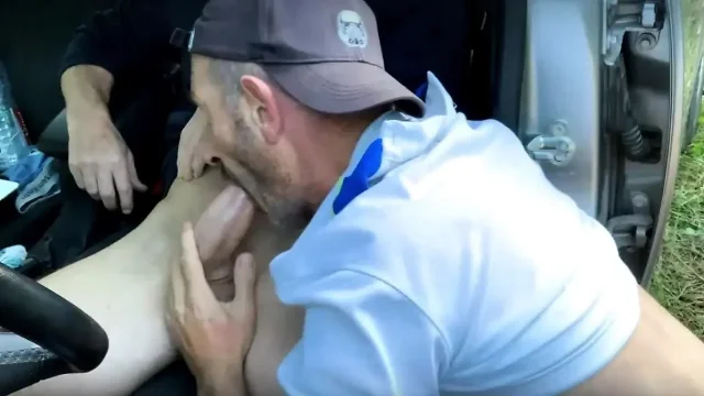 Foot Jockstrap & Cock Worship – Cruising Car Encounter with a Real Kink Addict
