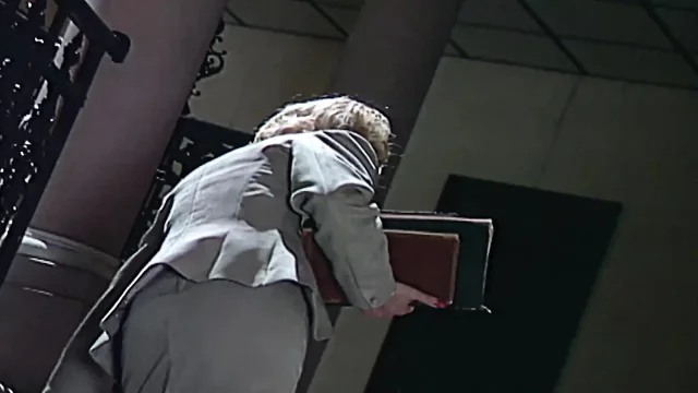 Blonde Secretary Gets Her Ass Broken by the Devil