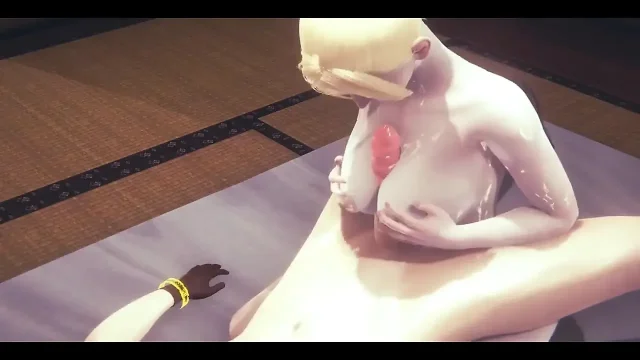 Shingeki No Kyojin Hentai - Annie Leonhart Boobjob and Fucked - Japanese Asian