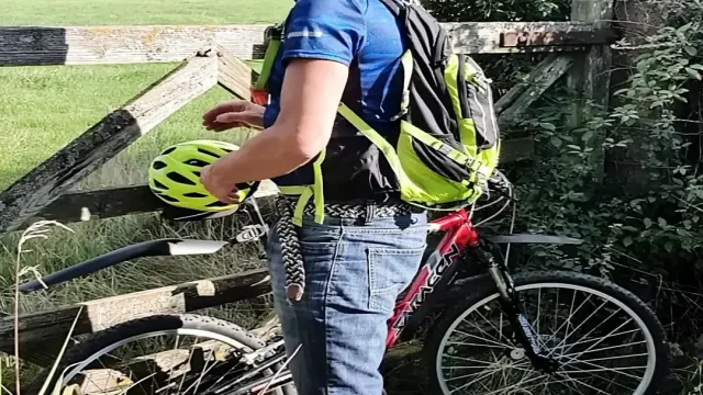 Cycle ride in the summer nearly got caught doing this