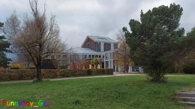 A dreamlike outdoor spot by the lake Pissing masturbating and using a massage