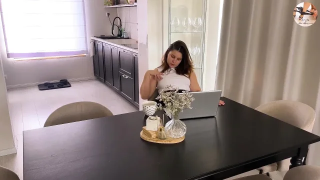I Got Horny While Working so I Decided to Masturbate