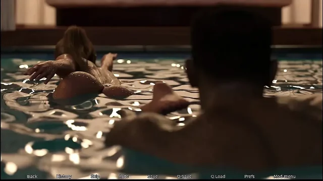 Inertia - got a blowjob in the swimming pool