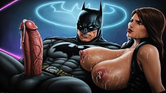 Batman smash her pussy with his big veiny dick