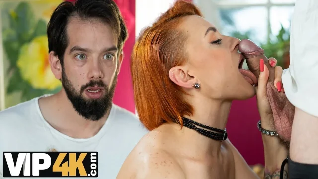 MATURE4K Mature redhead craved strong orgasm and managed to make it real