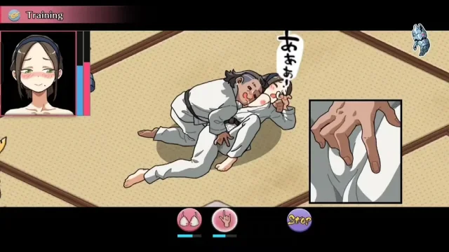 Game play judo trainer fuck people's
