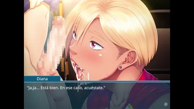 Oh Yes Kasshoku Bitch Hitozuma no Seiyoku Kaishou brunette milf helps the protagonist lose his virginity Sub Spanish Part 1