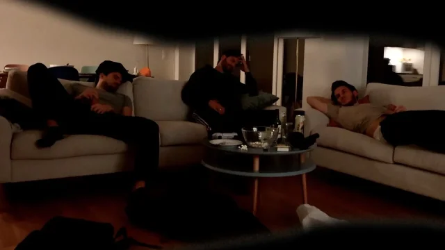 straight guy jerks off with gay friends REAL