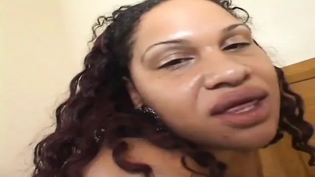 Big ass natural boobs black milf in the bedroomcum on face
