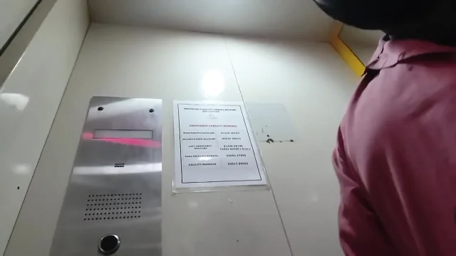tamil boy playing in lift