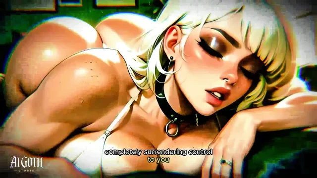 White Hair Goth Bitch 