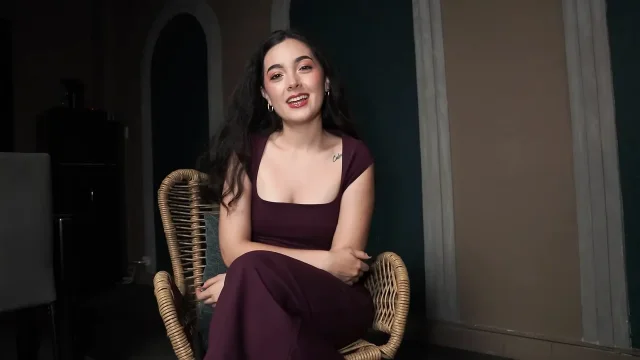 Judith Cox's first porn video - she passed the casting to become a porn star