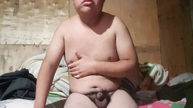 Pulling the penis