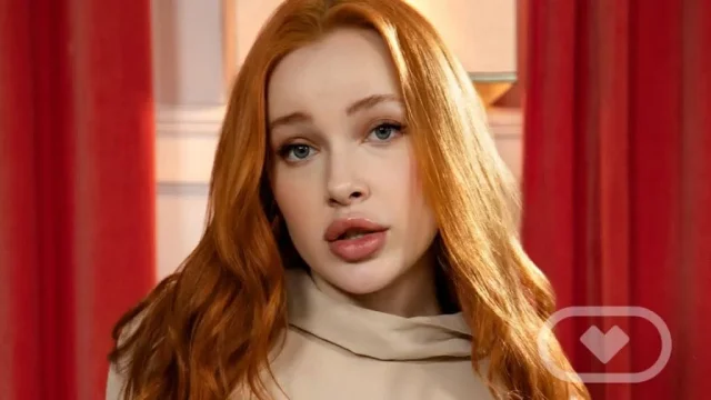 Redhead Teen Megan Longoria Gives You a Footjob - POV