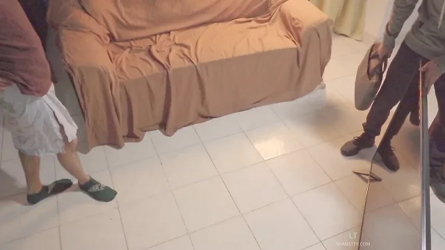 TV repairman seduced at home