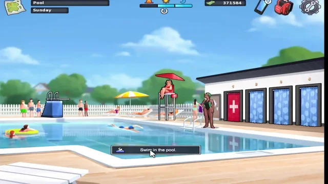 Summertime saga - getting a blowjob