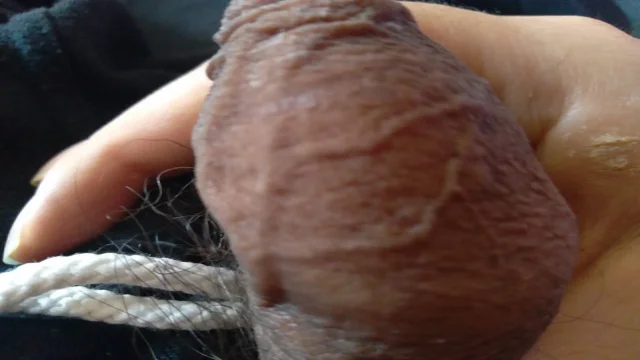 Beautiful gay man masturbates his divine cock with desire
