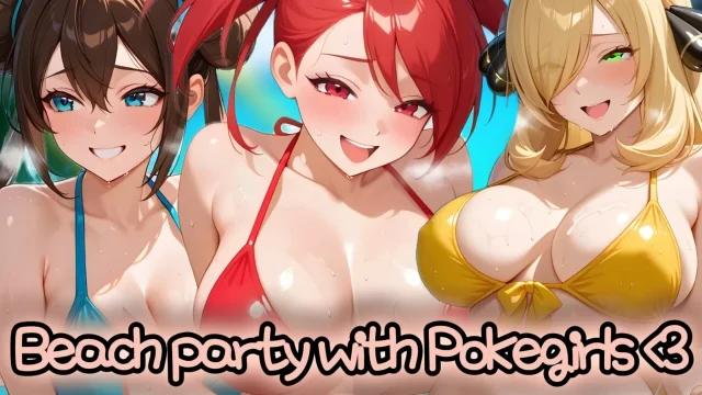 Enjoy the beach rewarding ceremony with Pokegirls Sex JOI