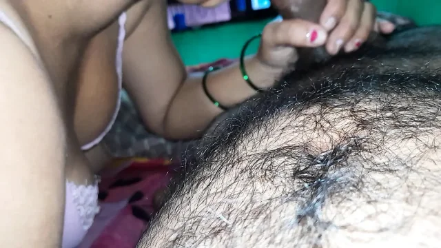 Indian wife cumshot with blowjob
