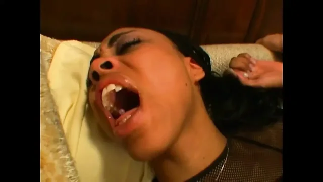 Two hard cocks for a busty ebony girl