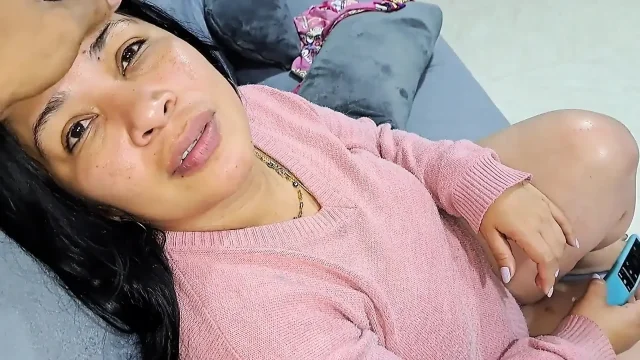 I Touch My Stepmom's Tits and She Sucks My Cock POV