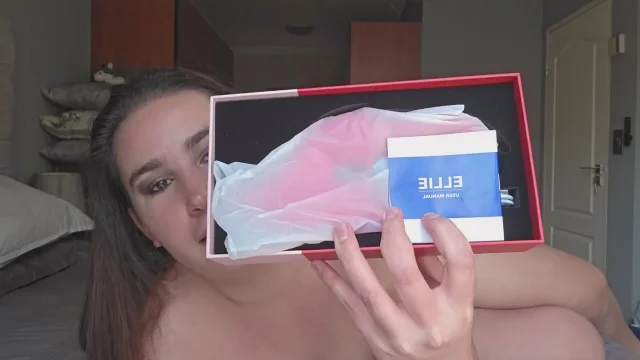 I orgasmed twice with the amazing MOOLIGIRL tongue vibrator ELLIE sent by JOYHUB