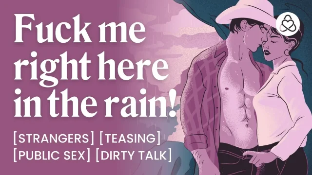 ASMR Audio Porn Risky Rainstorm Fuck With a Cowboy Stranger – Public Sex &