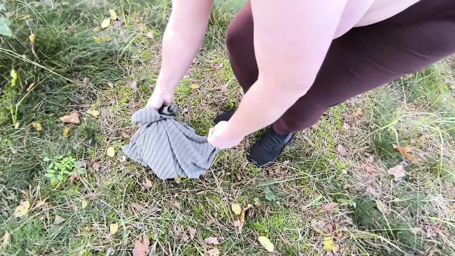 Just banging her tits