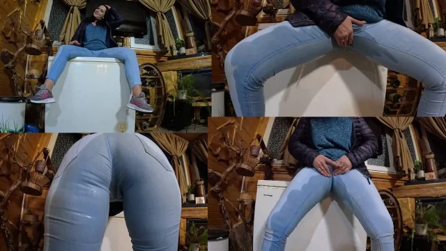 Cameltoe MILF Dances Teases & Pees in Her Jeans – Wet Fetish Fantasy