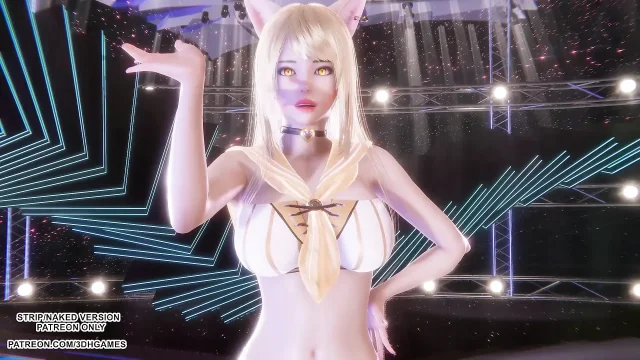 MMD SECRET NUMBER WHO DIS Ahri Akali Seraphine Kaisa Evelynn Sexy Kpop Dance League of Legends Hentai Uncensored 4K 60FPS
